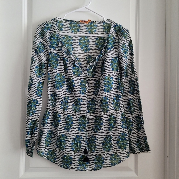 Tory Burch blouse size 2 - Picture 1 of 10